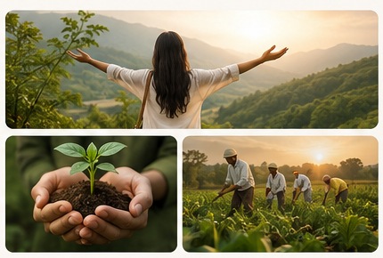 Purpose-led sourcing, farming and connection with nature